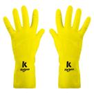 Luva de Látex Super Silver Amarela Kalipso 02042