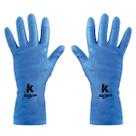 Luva de Látex Super Silver Azul Kalipso 02043