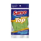 Luva de Látex Verde XG TOP Sanro CA 40045 - Para limpeza, higiene e trabalhos gerais
