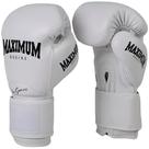 Luva de muay thai boxe kickboxing profissional pro series branca - maximum