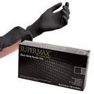 Luva de proc nitrilica supermax black p Luva de proc nitrilica supermax black p