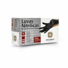 Luva de Procedimento Nitrílica SEM PÓ P Preta (C/100 Unds) - Descarpack