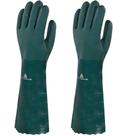 Luva de pvc áspera 45 cm verde G