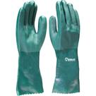 Luva de PVC Palma Áspera, 46 cm, Verde, Lv-pvc46-9 Imbat OstenVonder