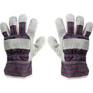 Luva De Raspa Brasfort Com Tecido Cano Curto - Kit C/12 Pares