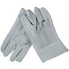 Luva de raspa cano curto 7cm - marfe