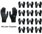 Luva de Segurança Multitato PU - 12 Pares - Super Safety - Ref. SS 1003