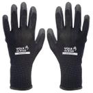 Luva de Segurança Tátil Black Smart 12 Pares Volk do Brasil 103128207 Luva de Segurança Tátil Black Smart 12 Pares Volk do Brasil 103128207