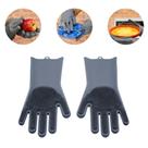 Luva de Silicone Multiuso Macia Mágica Esponja Com Cerdas Limpeza Cozinha Louça Carro Pet Prana
