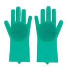Luva de Silicone Multiuso Verde 32,5CM - FLASH LIMP