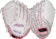Luva de softball Rawlings PLAYERS SERIES Youth 10" branca