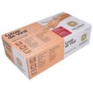 Luva de Vinil Descarpack Transparente Sem Pó - Tamanho M (100 Unidades)