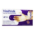 Luva de Vinil Descartável Com Amido M 100 Unidades - Volk