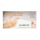 Luva de Vinil Latex BR Lisa Tamanho P 100 Unidades Luva de Vinil Latex BR Lisa Tamanho P 100 Unidades