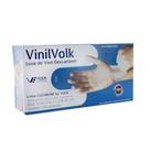 Luva de Vinil Volk Com 100 Un. Média