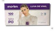 Luva descartável de vinil Inoven tamanho G (sem PO)