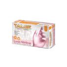 Luva Descartável Nitrílica Rosa Sem Pó C/100 - TALGE
