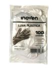 Luva Descartável Transparente Tam Único 100 Unid Inoven