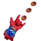 Luva do Homem-Aranha Infantil com Lançador de Discos Crianças Kit Voadores