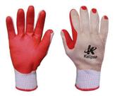 Luva Emborrachada Redgrip Laranja Kalipso Varios Tamanhos