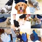 Luva escova nano magnética tira pelos dos pets cães e gatos