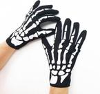 Luva Esqueleto Caveira Florescente Skull Halloween Cosplay Esqueleto Raio X