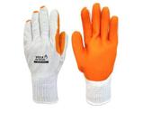 Luva Fibra Natural Revestimento Borracha Vulcanizada Orange Smart CA 46816