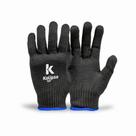 Luva Helanca Kalipso Nylon Preta 02.03.3.1 ./ Kit Com 12
