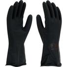 Luva Imbat Latex Forrada Preto 10-Gg - Kit C/12 Unidades