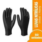 Luva imbat procedimento nitrilica preto heavy tamanho 8 medio 50x1 Luva imbat procedimento nitrilica preto heavy tamanho 8 medio 50x1