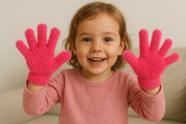 Luva Infantil de Pelinhos Bem Quentinha