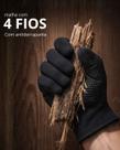 Luva Jardinagem Paisagismo Plantas horta 4fios Reforço Nas Palmas Epi