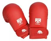 Luva Karatê Vermelha Competition Homologada Cbk - Mks Combat