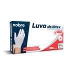 Luva latex c/po p/ proced. nao cirurgico c/100unid. (nao esteril) "P" LLCPNC CA 47914 - Nobre