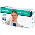 Luva Látex Com Pó Tamanho P Inoven Caixa Com 100 Unidades