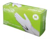 Luva Látex de Procedimento com Pó Tamanho M, G-Tech 100 UNDIDADES Branco