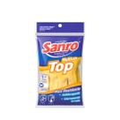 Luva Latex Limpeza Multiuso Top Amarela Sanro Luva Latex Limpeza Multiuso Top Amarela Sanro