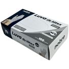 Luva Latex Procedimento Com Pó Média 100un Nobre Branco