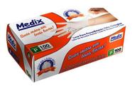 Luva latex procedimento com pó tamanho pp 100 unidades medix