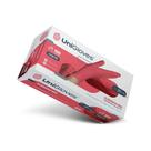 Luva Látex Unigloves Com Pó 100 Unidades Vermelho Red - M