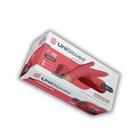 Luva Látex Unigloves Com Pó 100 Unidades Vermelho Red - PP