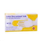 Luva Latex Volk com 100 Unidades Tamanho P