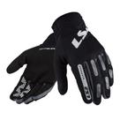 Luva LS2 Bend Preto Motociclista Segunda Pele Ventilada