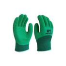 Luva Malha Algodão Emborrachado Nitrilon - Verde - LDI SAFETY