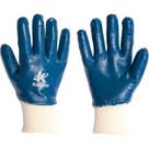 Luva Malha Kalipso Banho Nitrilico Nitrili-Ka 30 Azul 10 - Xg - Kit C/12 Pecas