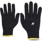 Luva Malha Kalipso Preta Trico Pigmentado Preto Par 02.11.2.3 - Kit C/12 Luva Malha Kalipso Preta Trico Pigmentado Preto Par 02.11.2.3 - Kit C/12
