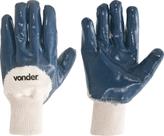 Luva malha revestida xg palma nitrílica azul ca30517 Vonder