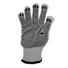 Luva malha tricotada pigmentada branca super safety - ca 33529