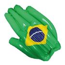 Luva Mão Inflável Gigante Torcida Brasil Copa do Mundo Patriota Futebol
