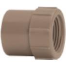 Luva Marrom Amanco Liso/Rosca 25Mm X 3/4'' 11755 - Kit C/50